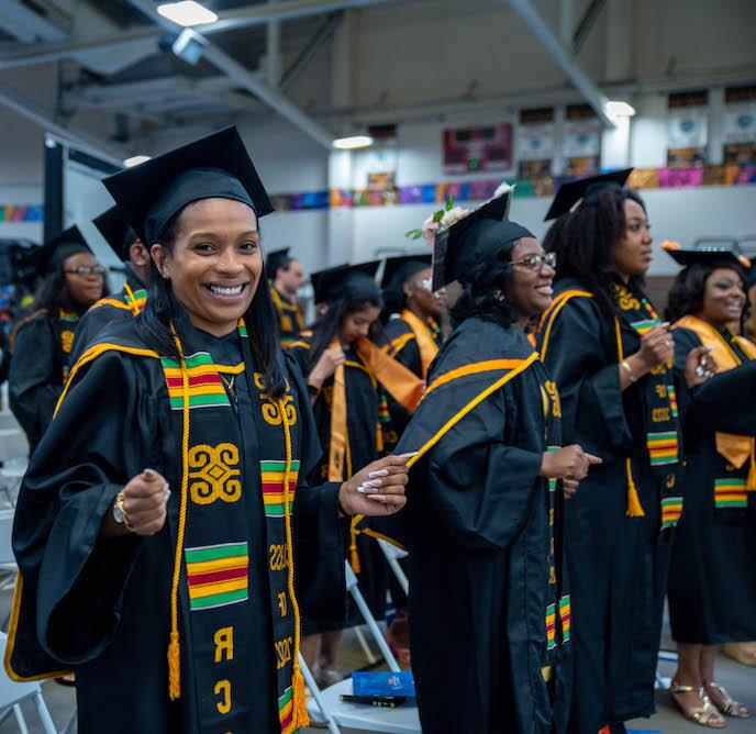 Happy Graduate at 2023 Commencement